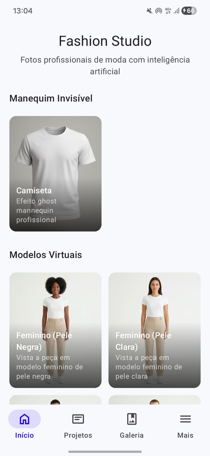 Vitri Moda — Tela inicial